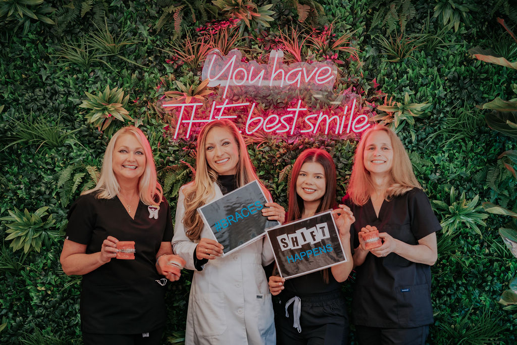 Valley Orthodontics team members smiling together