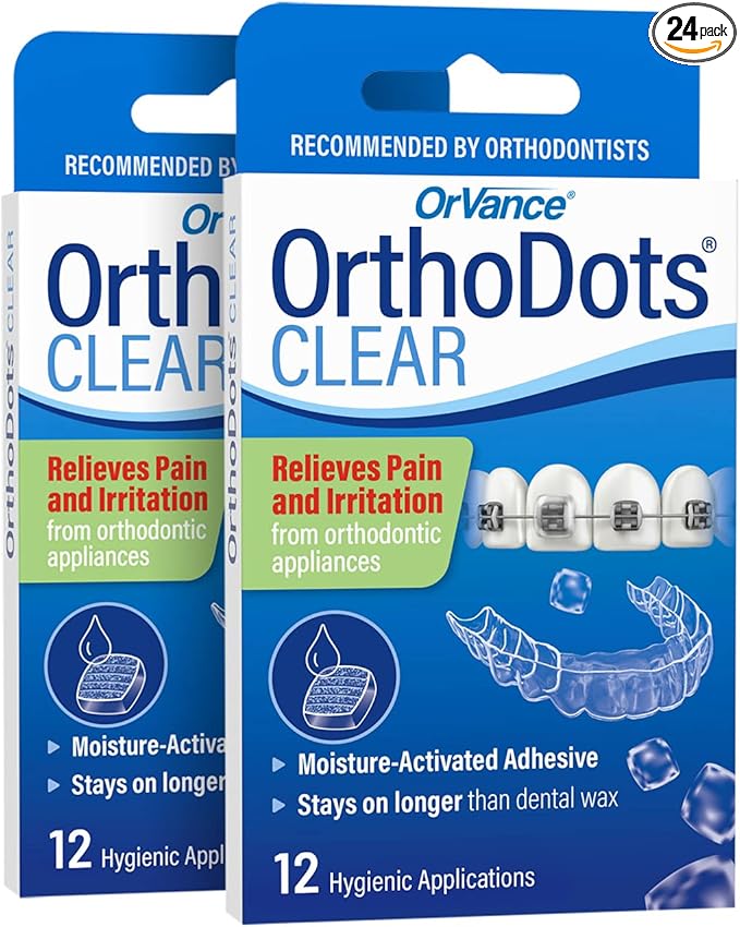 OrthoDots CLEAR – Moisture Activated Braces